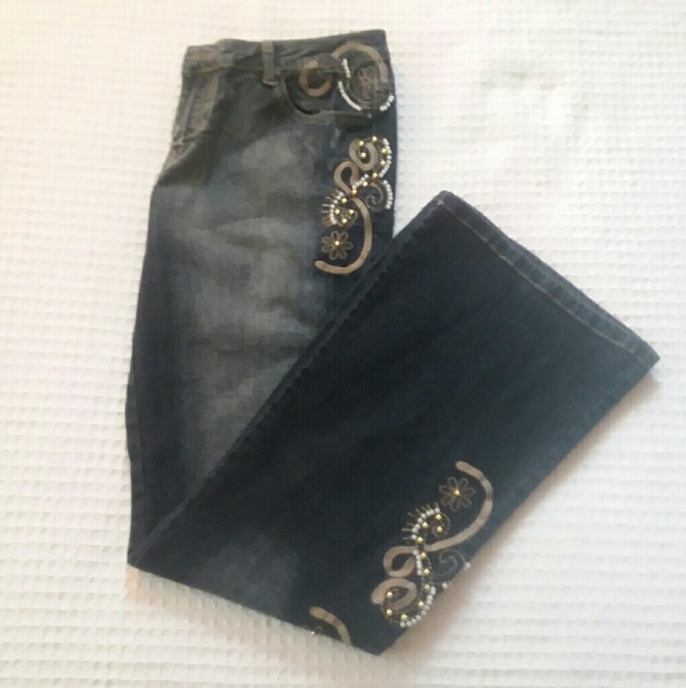 Elite Jeans Wide Flare Leg Jeans